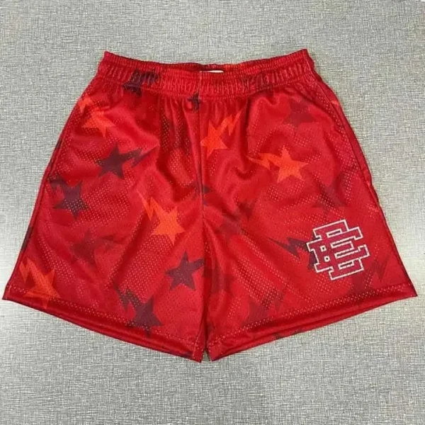 Bape x Eric Emanuel Red Shorts