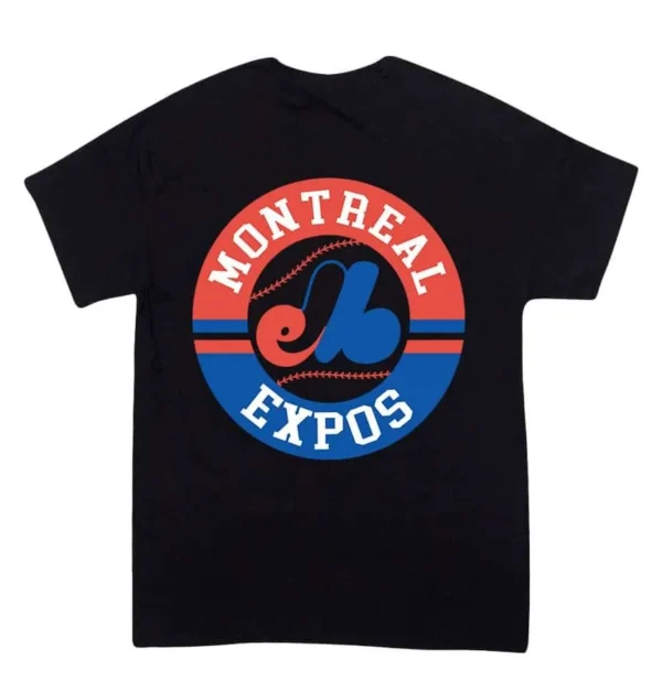 EE Ringer Montreal Expos Black T-Shirt