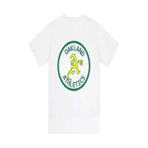 EE Ringer Oakland Athletics White Shirt