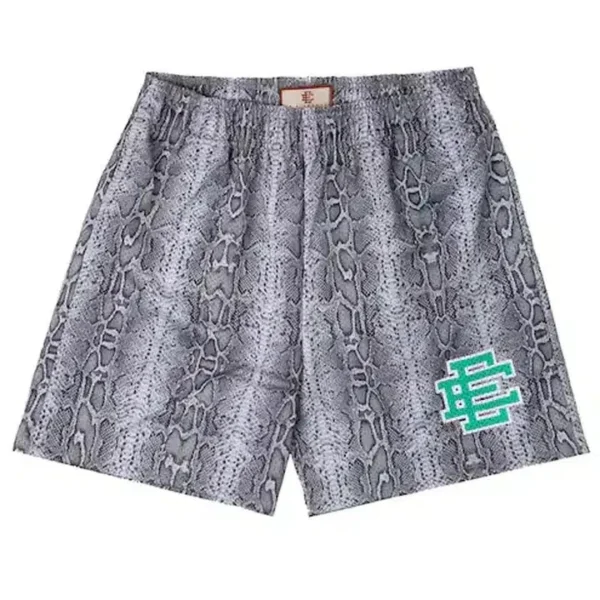 EE-Shorts Basic Snakeskin Teal