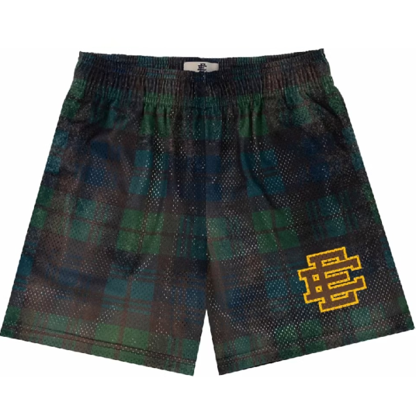 Eric Emanuel EE Basic Short – Green Black Plaid