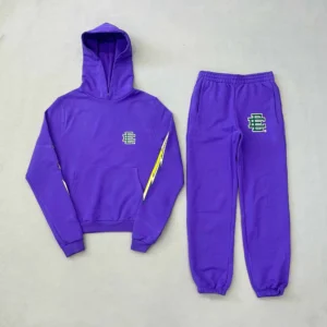 Eric Emanuel Purple Sweatsuit