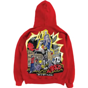 Eric Emanuel x Warren Lotas Jump Shot Hoodie Red